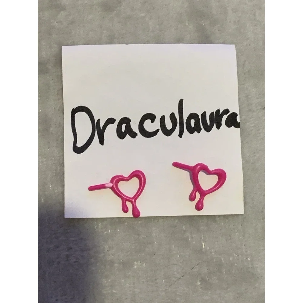 Monster High Ghouls Rule Draculaura Doll Earrings Replacement Parts